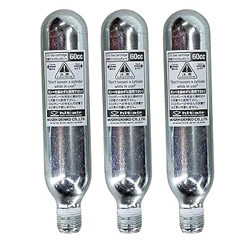 Amazon | hit-air(無限電光) 交換用カートリッジボンベ 60cc